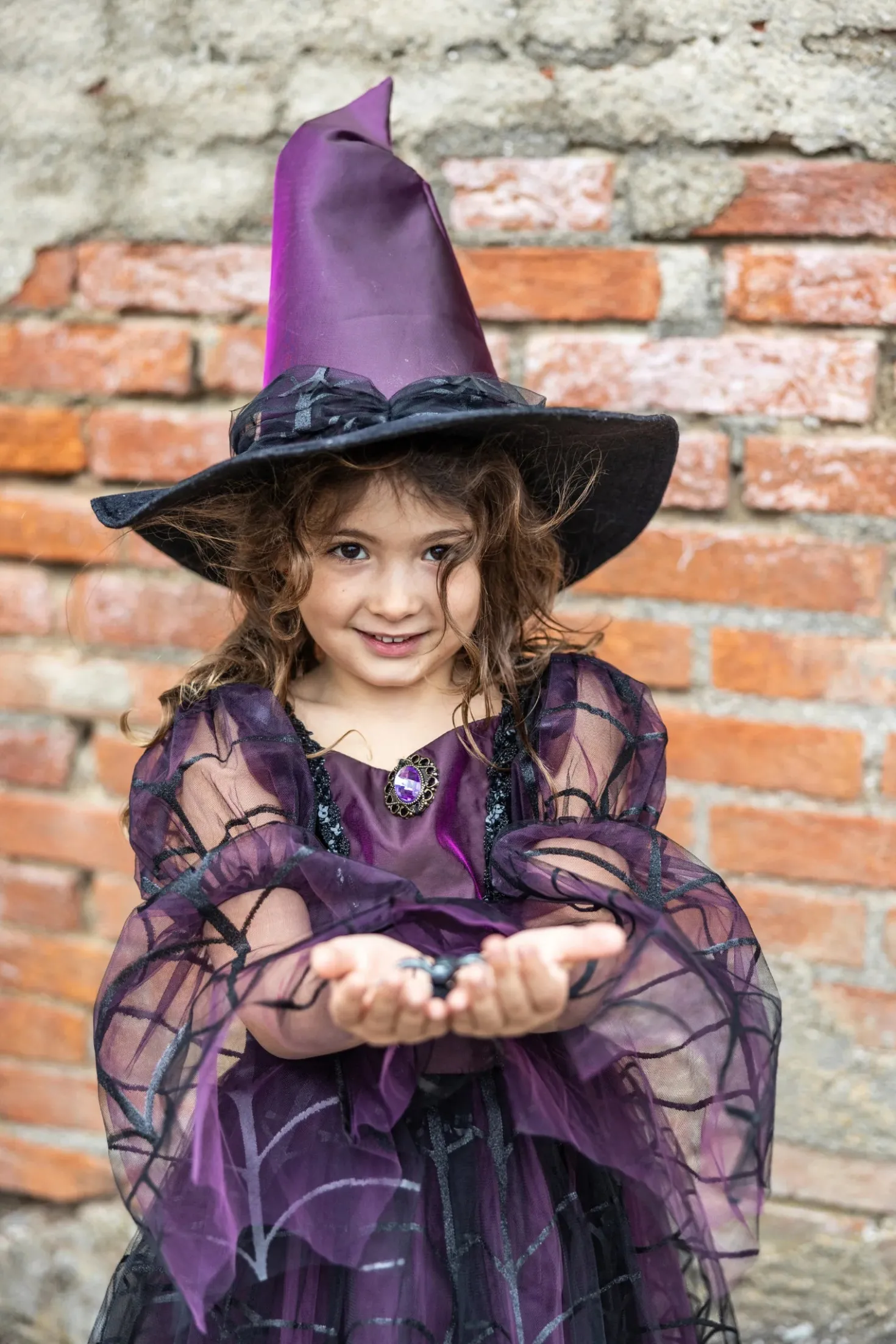 Amethyst Bruja Spider 5-6 años · Great Pretenders