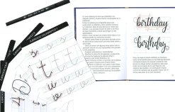 Aprende lettering. Con fichas de caligrafías y plantillas