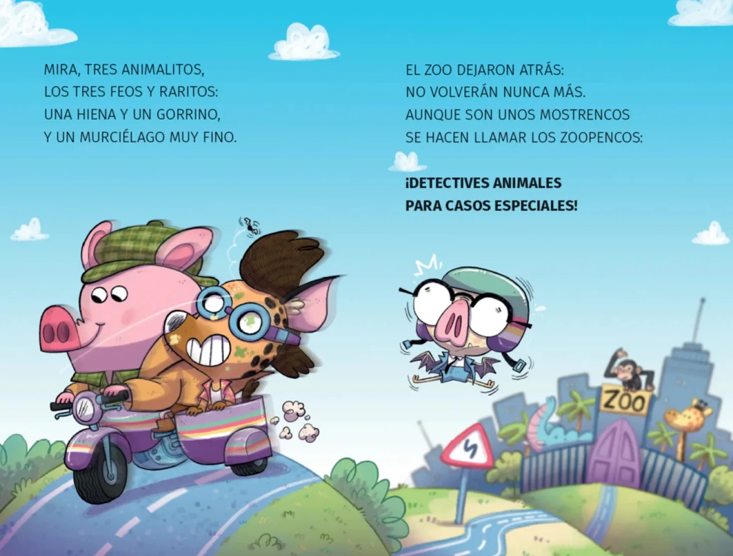 Aprender a leer con Los Detectives Zoopencos 3 - Luna llena y el búho-lobo