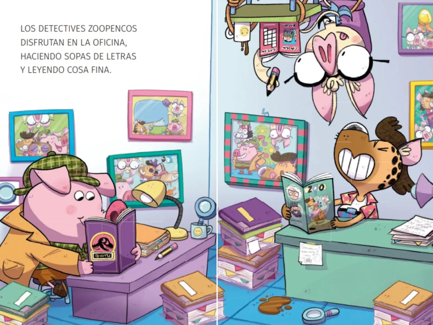 Aprender a leer con Los Detectives Zoopencos 10 - Pita la dinosauria