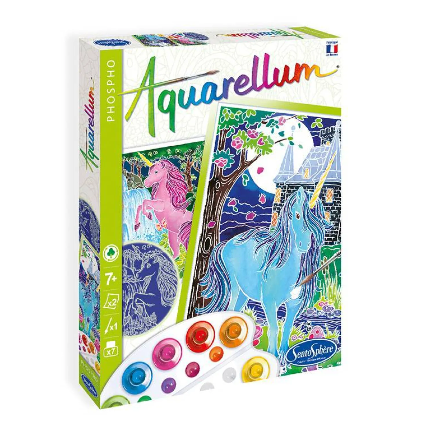 Aquarellum Fluorescente Unicornios