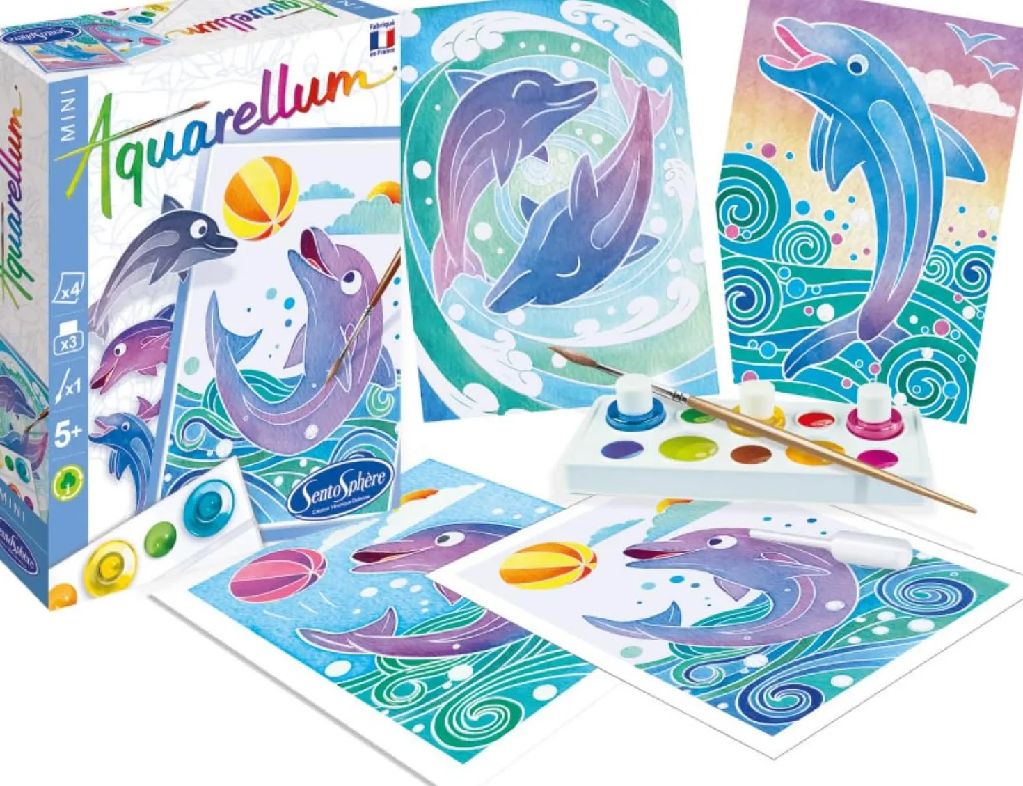Aquarellum Mini Dauphins