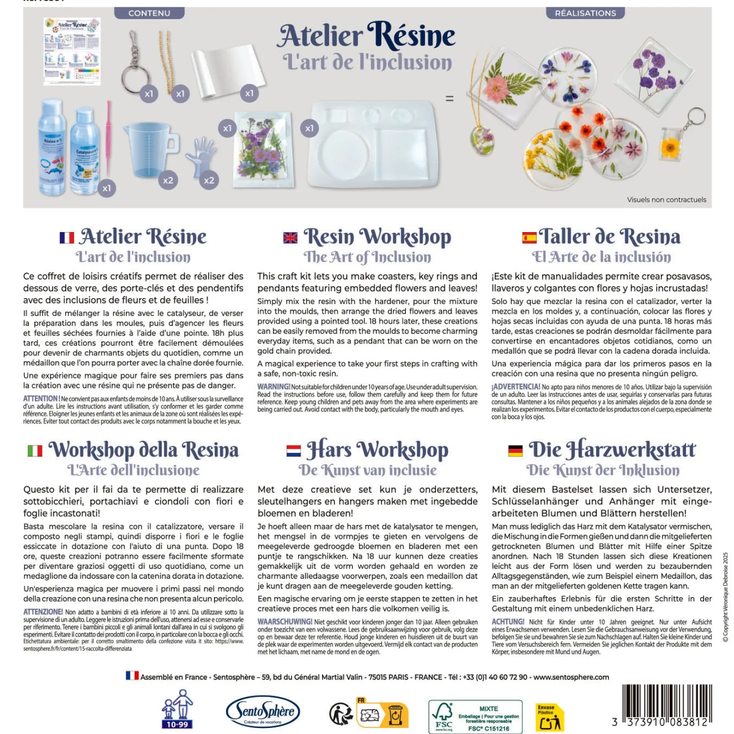 Atelier Decoración de resina L'inclusion
