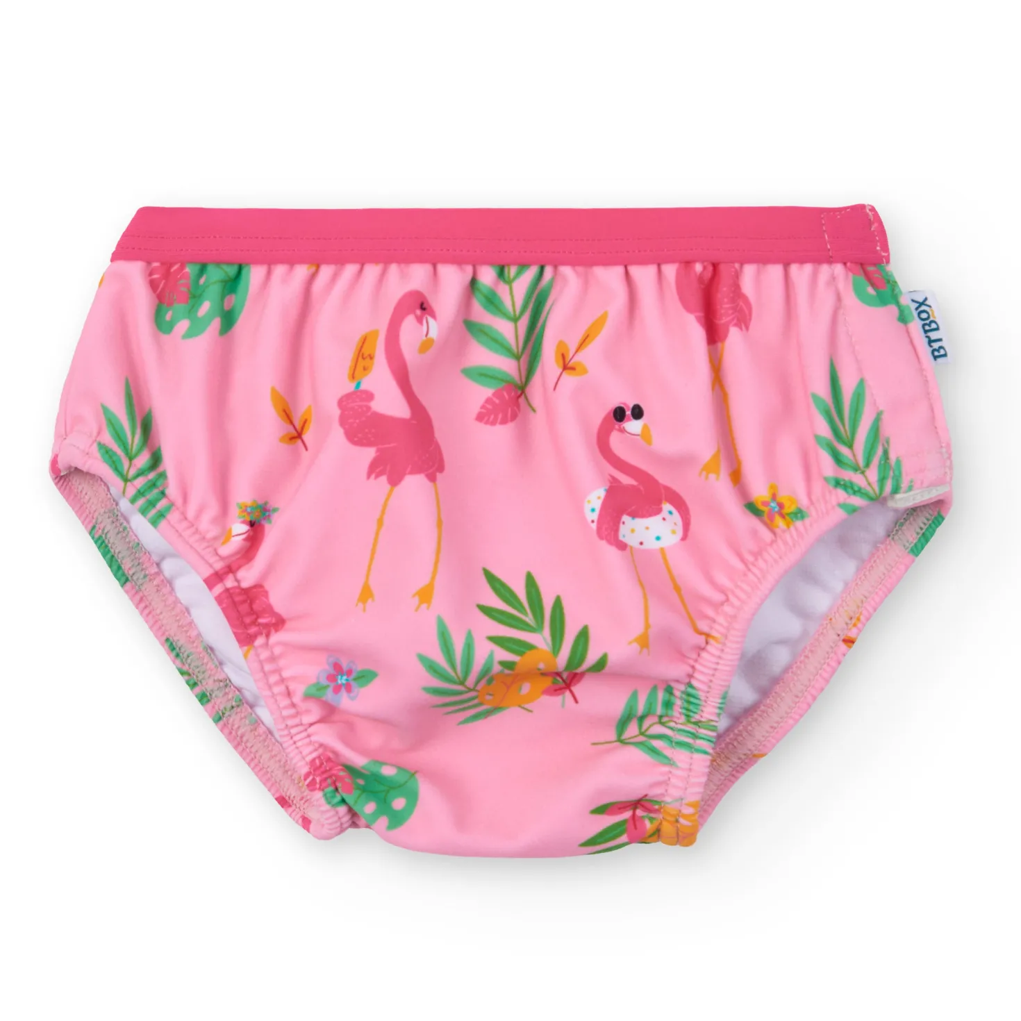 Bañador pañal · Flamingos