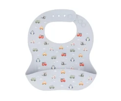Babero Silicona City Cars