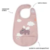 Babero Velcro Happy Clouds Powder · Done by Deer