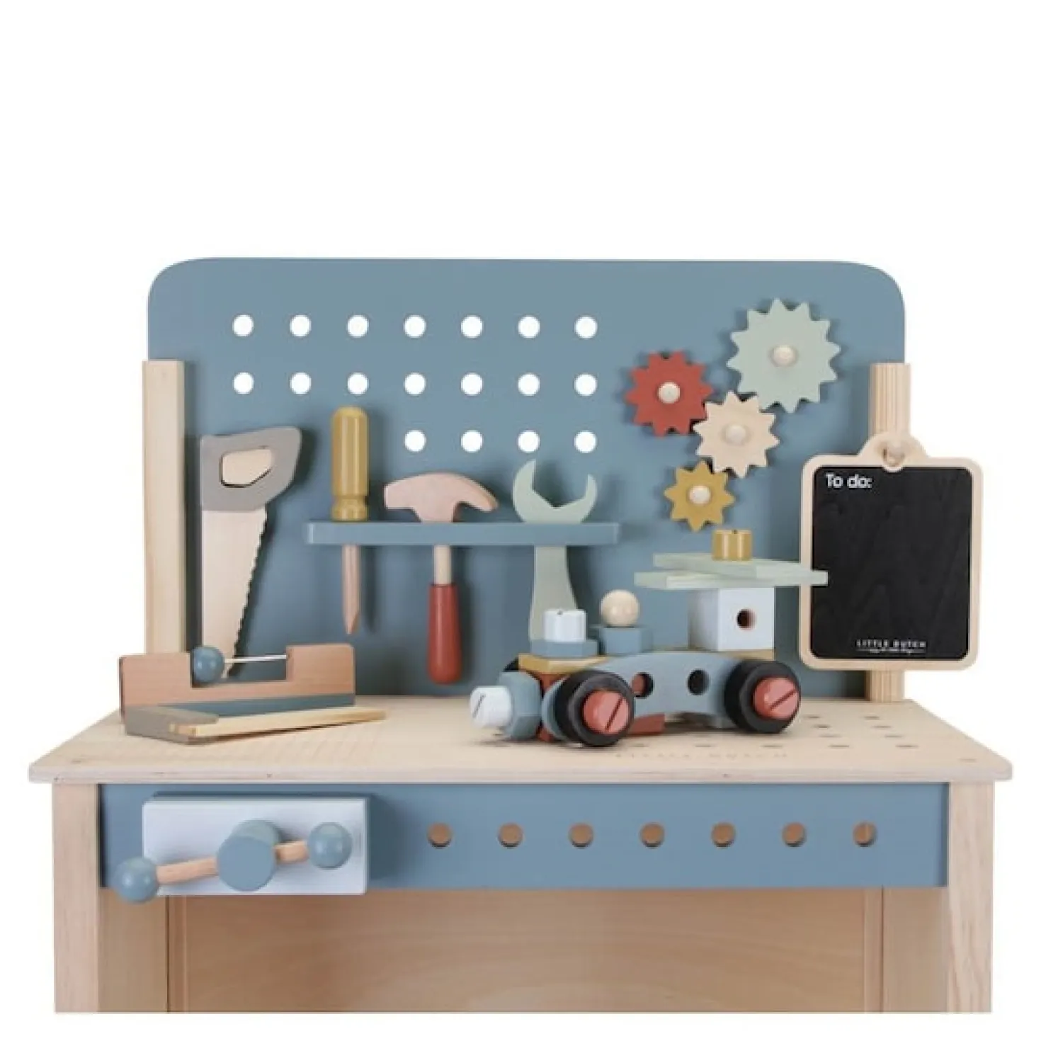 Banco de Trabajo Azul con Herramientas · Little Dutch