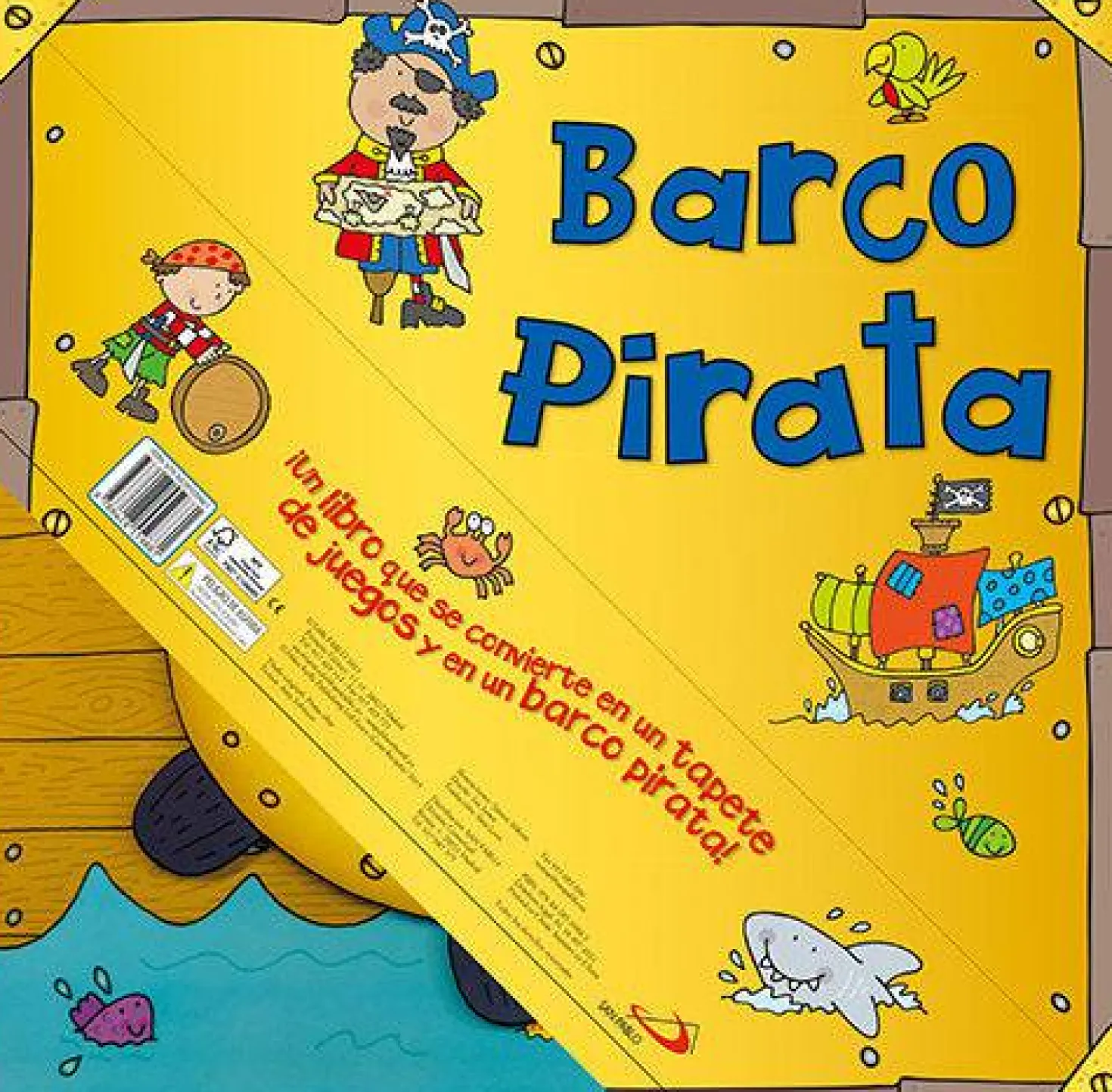 Barco Pirata Libro Convertible