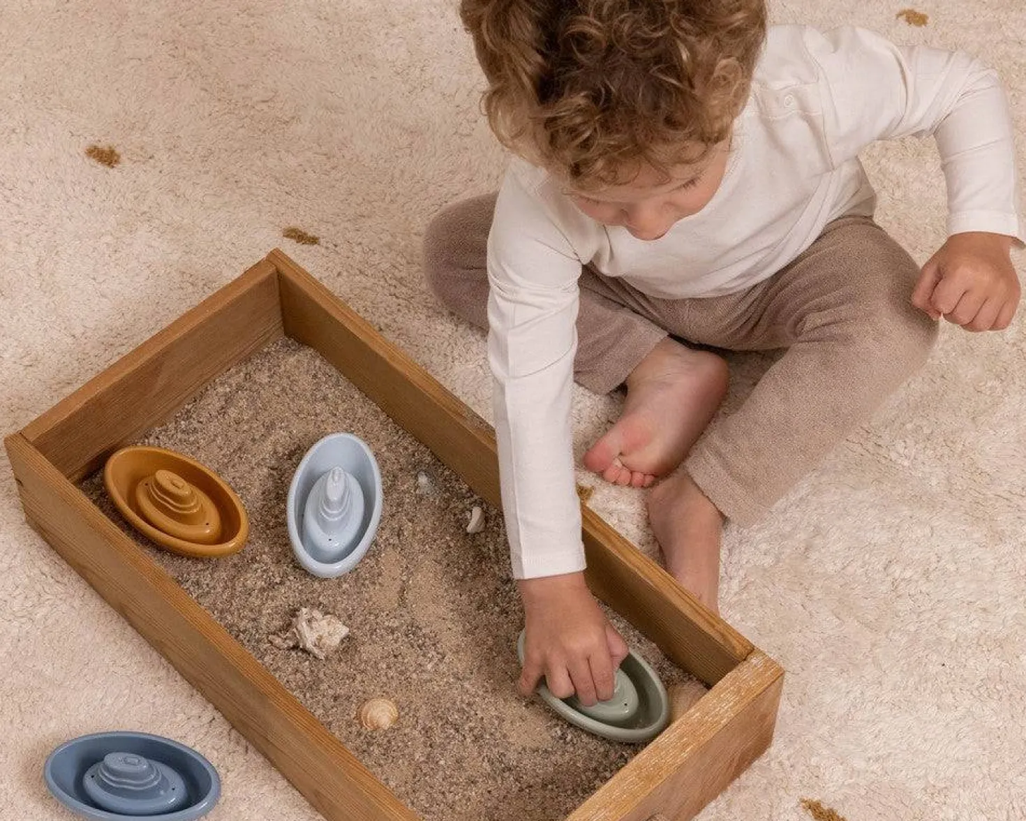Barcos para el baño Rosas · Little Dutch
