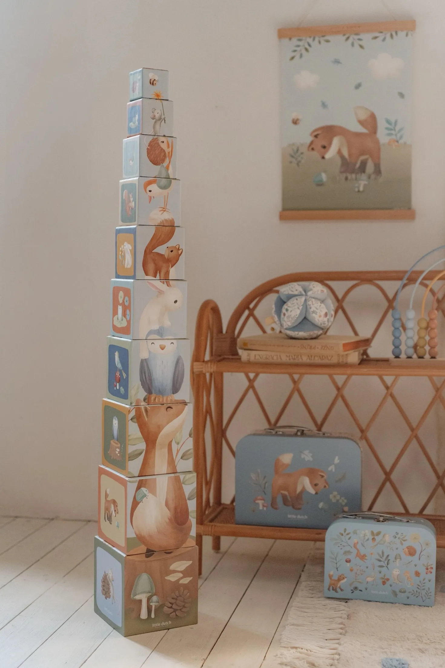 Bloques apilables Forest Friends · Little Dutch