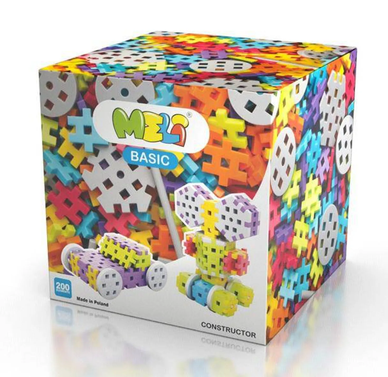 Bloques Meli · Basic Constructor 200 piezas