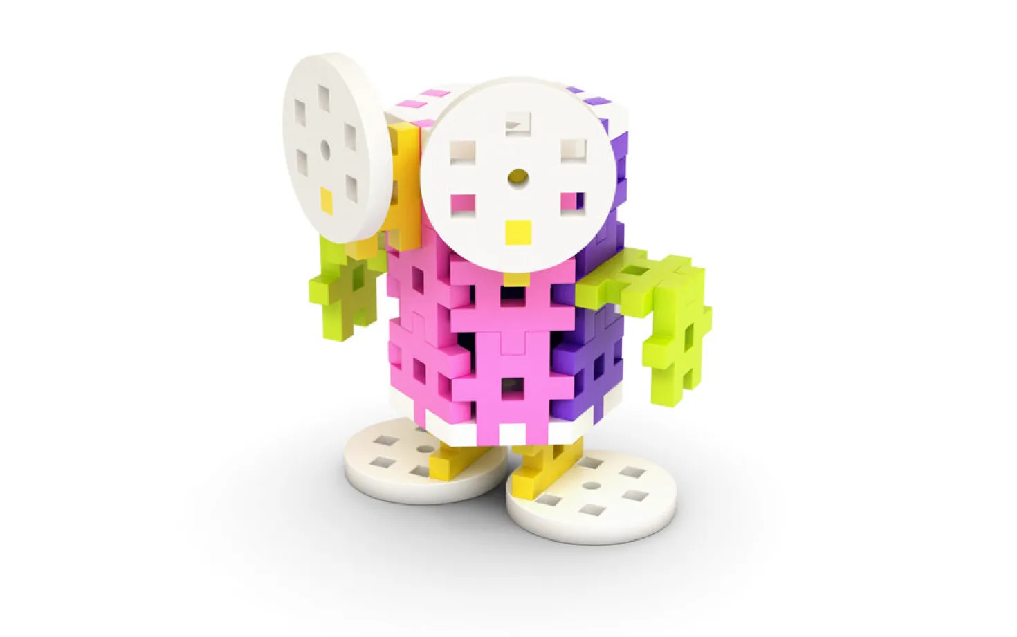 Bloques Meli · Basic Constructor 400 piezas Pastel