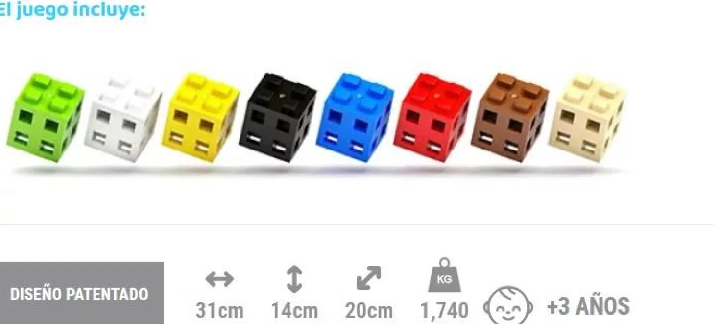 Bloques Meli · Cube Edu 300 piezas