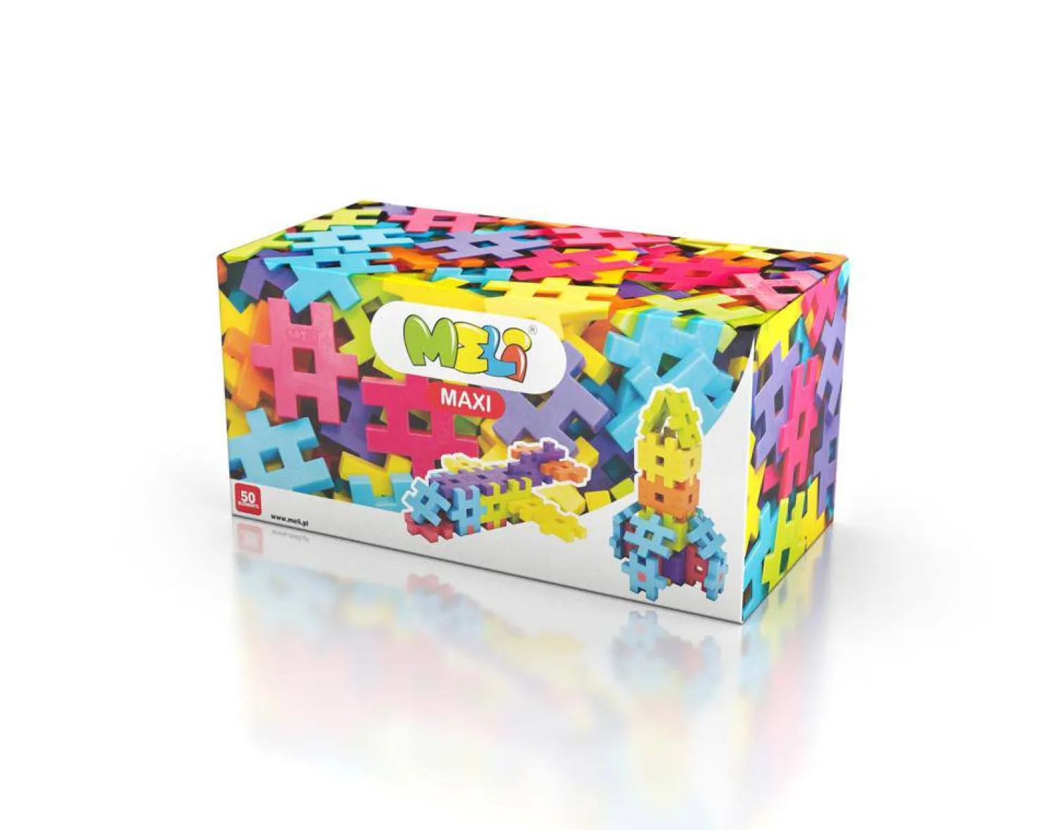 Bloques Meli · Maxi 50 piezas