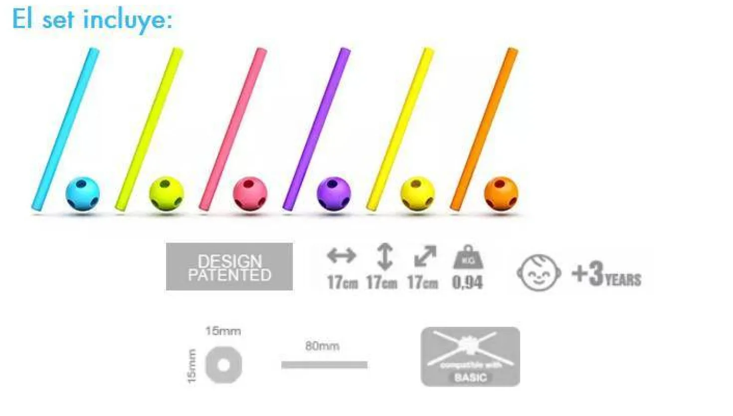 Bloques Meli · Stik 600pcs