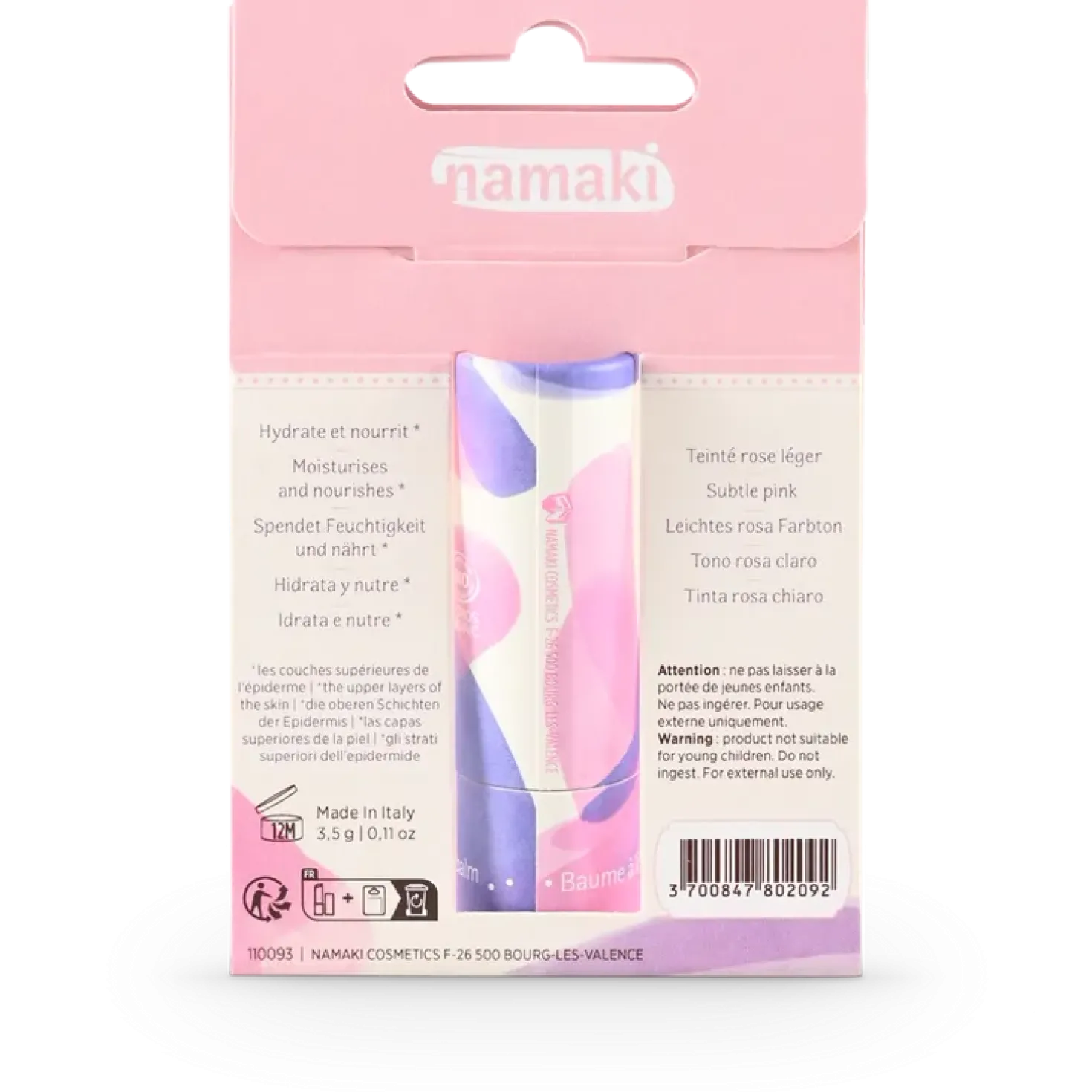 Bálsamo Labial Frambuesa · Namaki