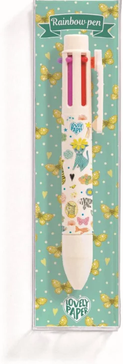 Bolígrafo de 6 colores Elodie · Lovely Paper