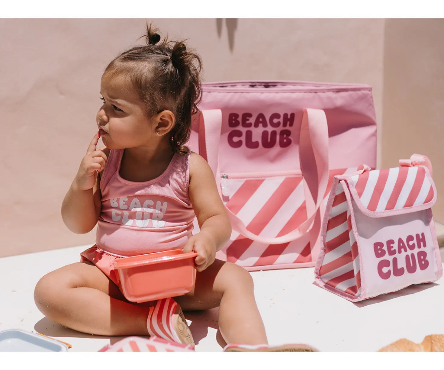 Bolsa Merienda Térmica Stripes Bloom & Blush