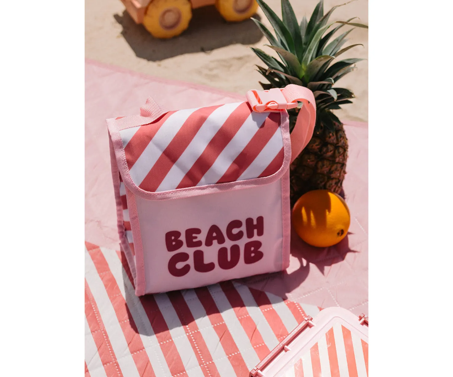 Bolsa Merienda Térmica Stripes Bloom & Blush