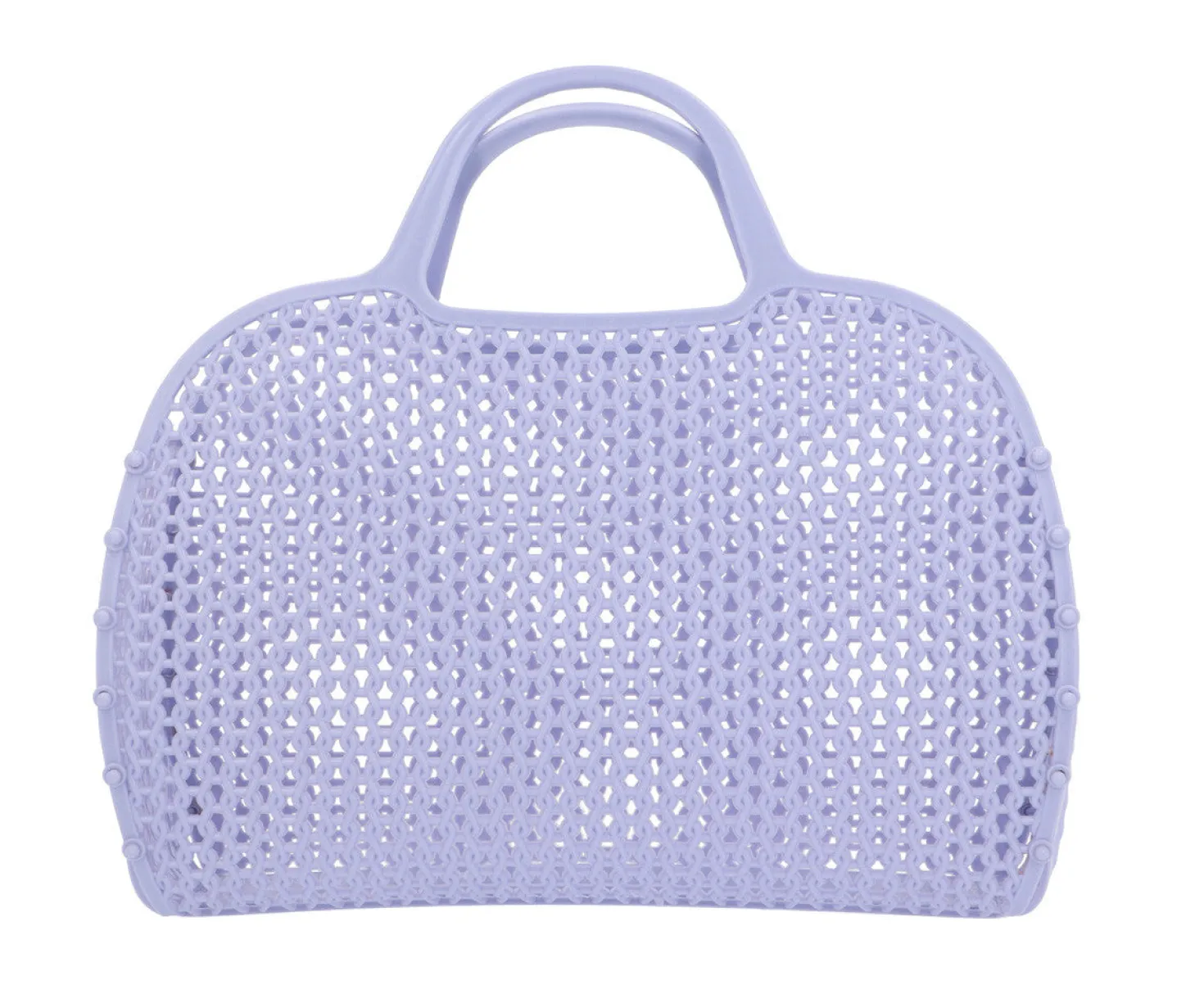 Bolso Plástico Retro Vintage · Lavender