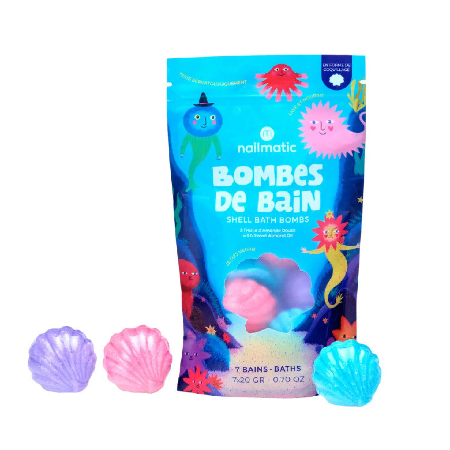 Bomba de Baño Conchas · Nailmatic