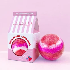 Bomba de baño helado fresa · Inuwet