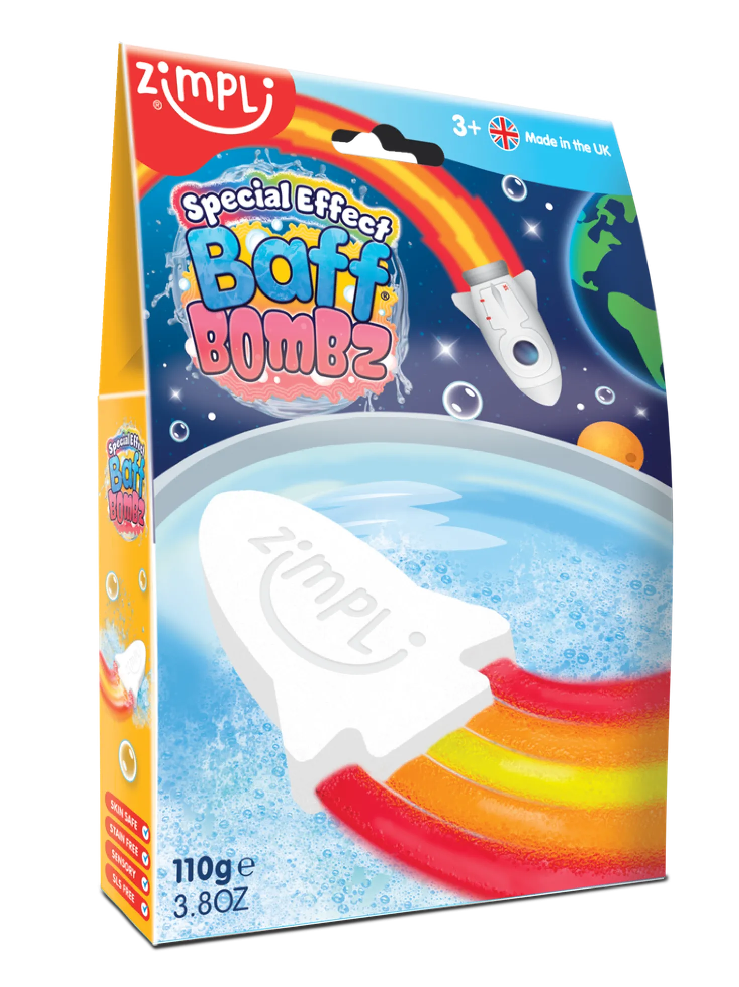 Bomba de baño Rocket · Zimpli