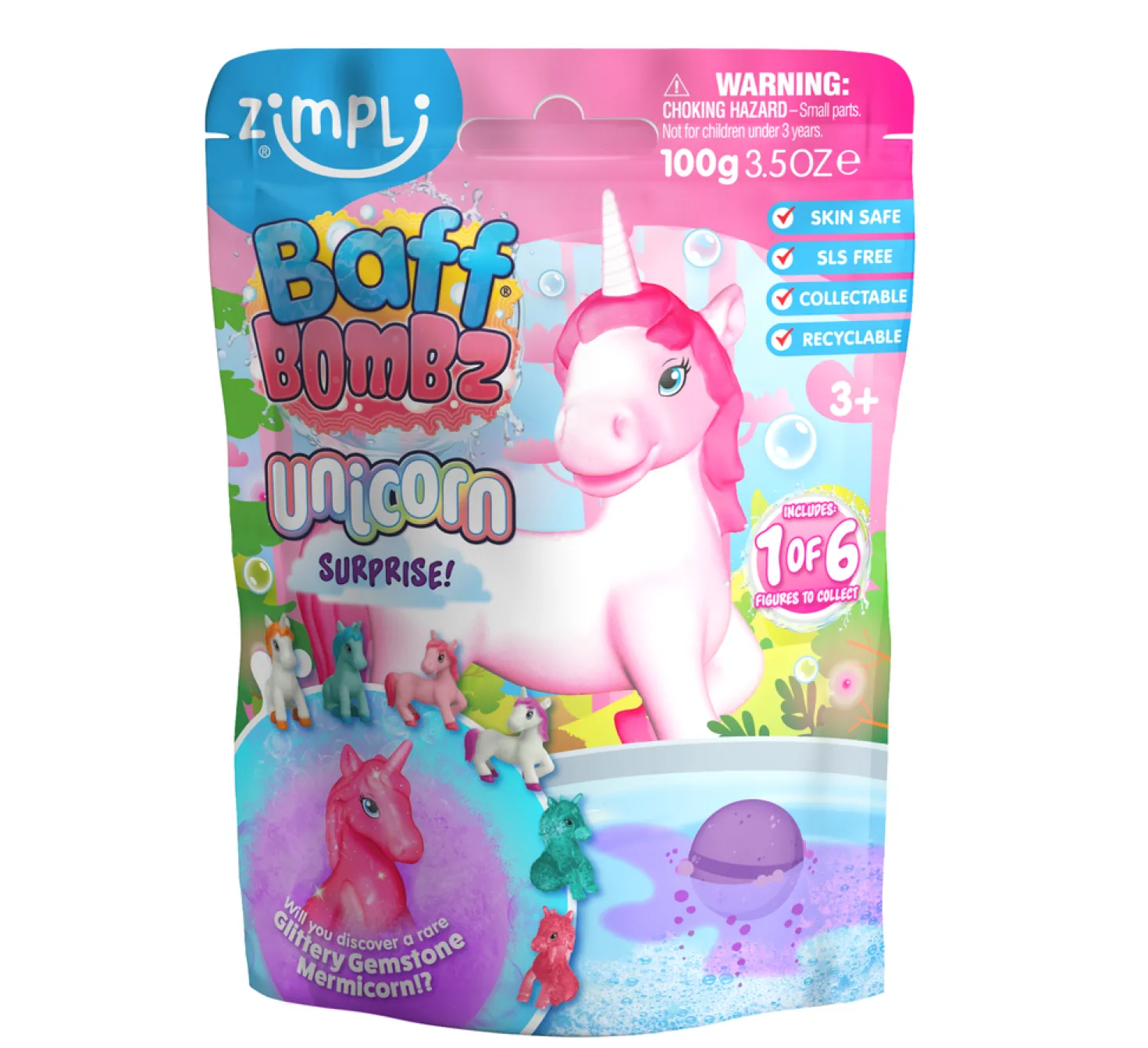 Bomba de baño surprise Unicornio · Zimpli