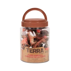 Bote 60 animales de granja · Terra
