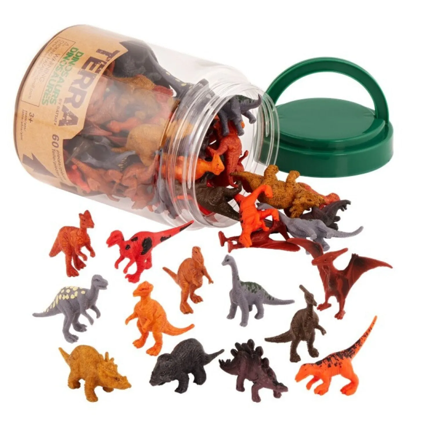 Bote 60 animales dinosaurios · Terra
