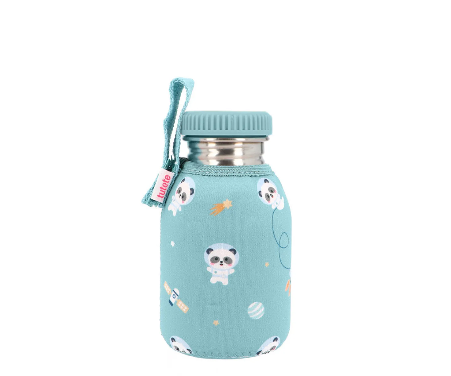 Botella Acero Funda Pandas in Space 350 ml
