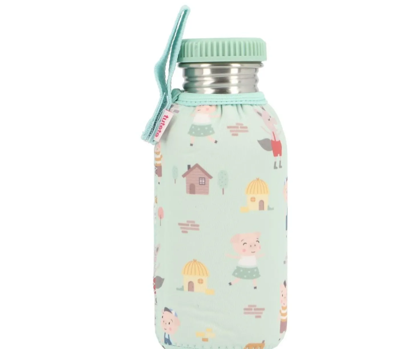 Botella Acero Funda The Three Little Pigs 500ml