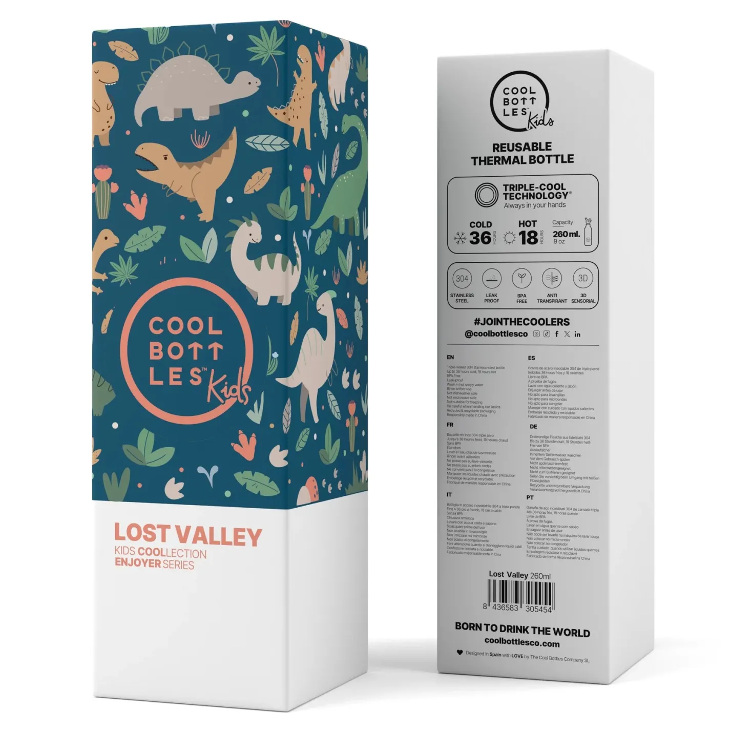 Botella Acero Lost Valley 260ml · Cool Bottles