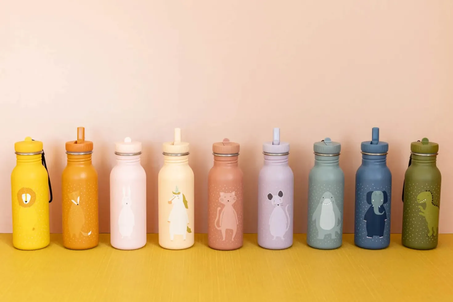 Botella Acero Mr. Dino 500ml · Trixie
