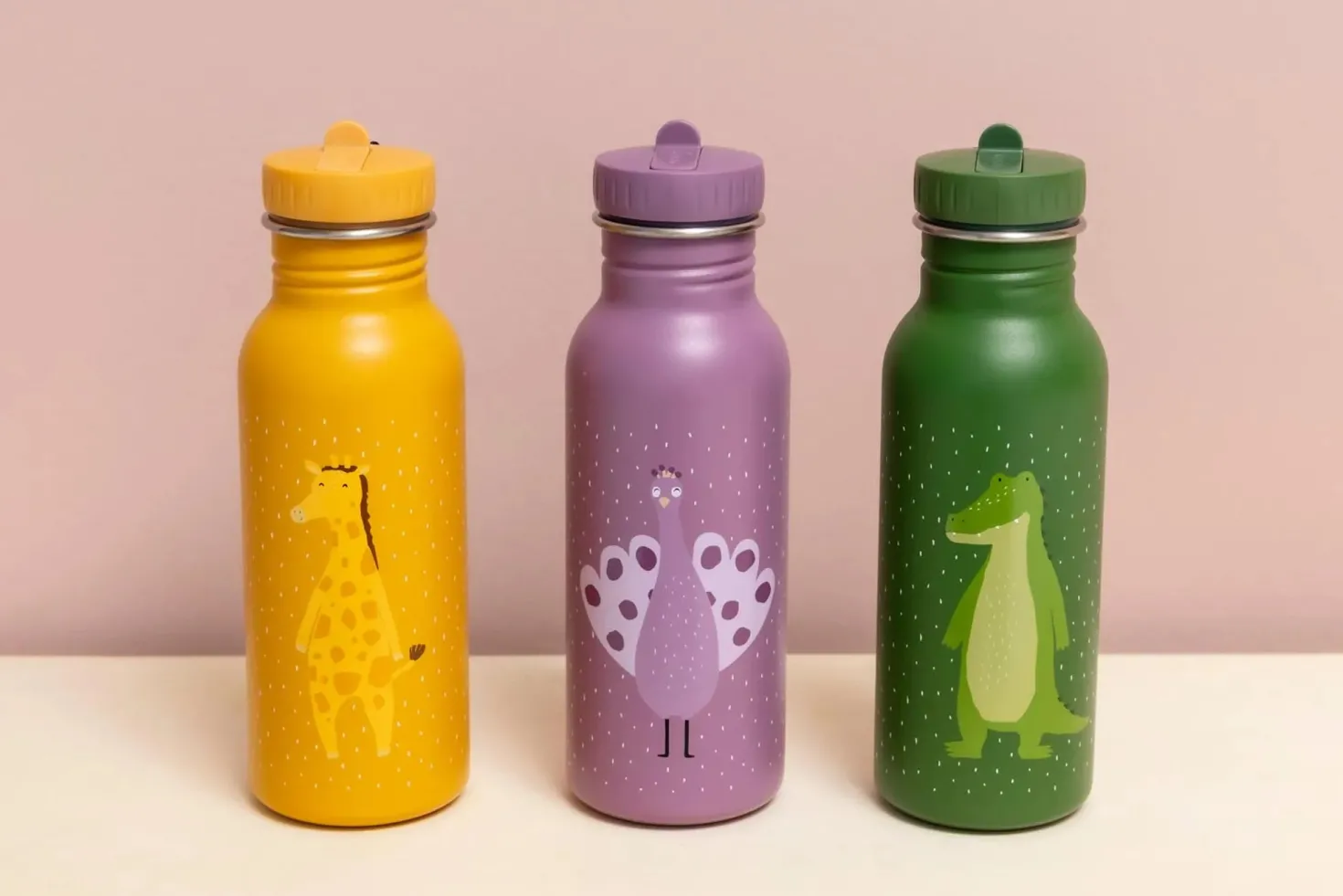 Botella Acero Mr. Giraffe 500ml · Trixie