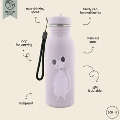 Botella Acero Mrs. Mouse 500ml · Trixie