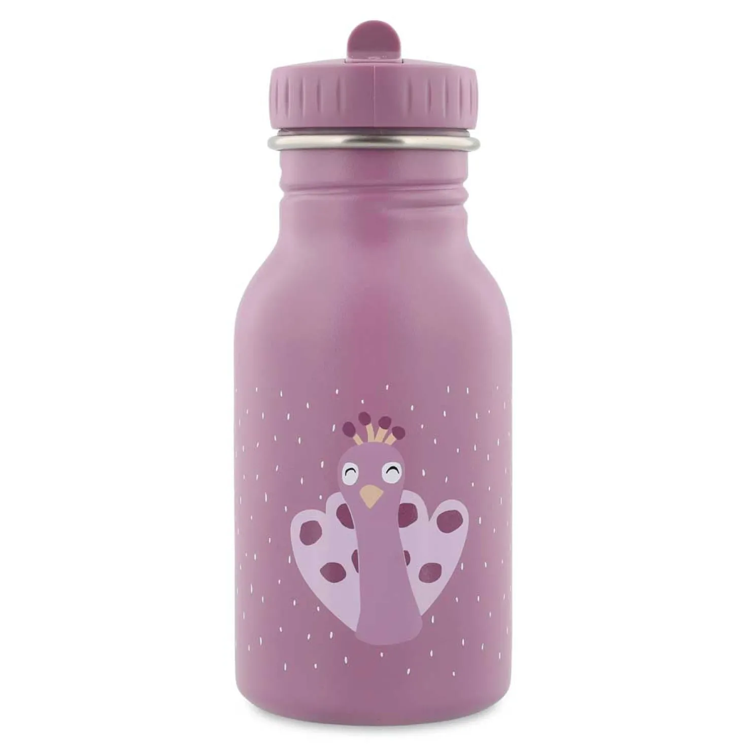 Botella Acero Mrs. Peacock 350ml · Trixie