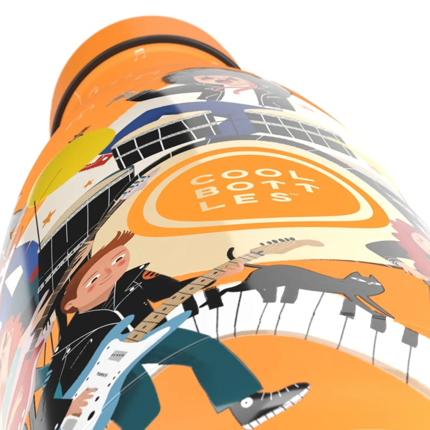 Botella Acero - Music Beat 350ml · Cool Bottles