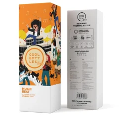 Botella Acero - Music Beat 350ml · Cool Bottles