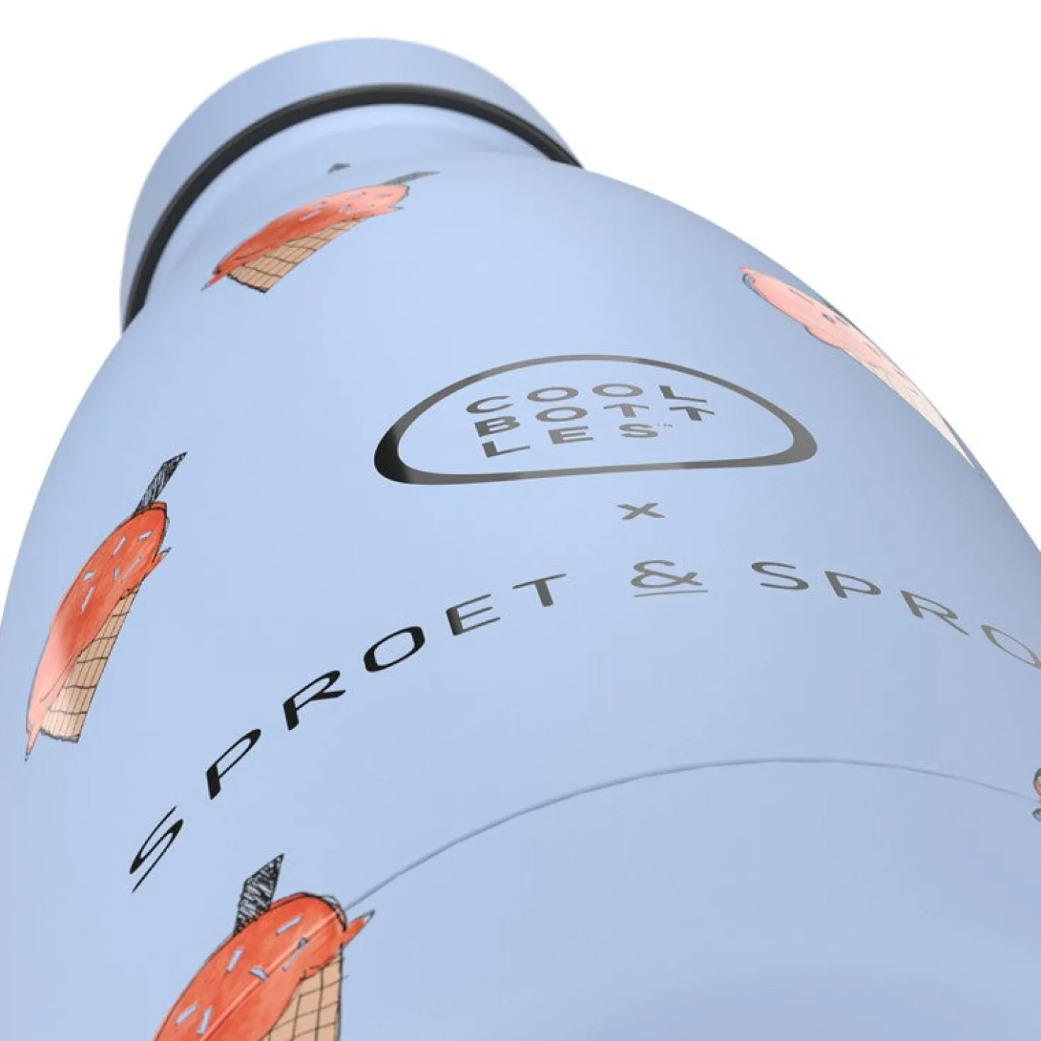 Botella Acero - SPRT& Blue Scoop 350ml · Cool Bottles