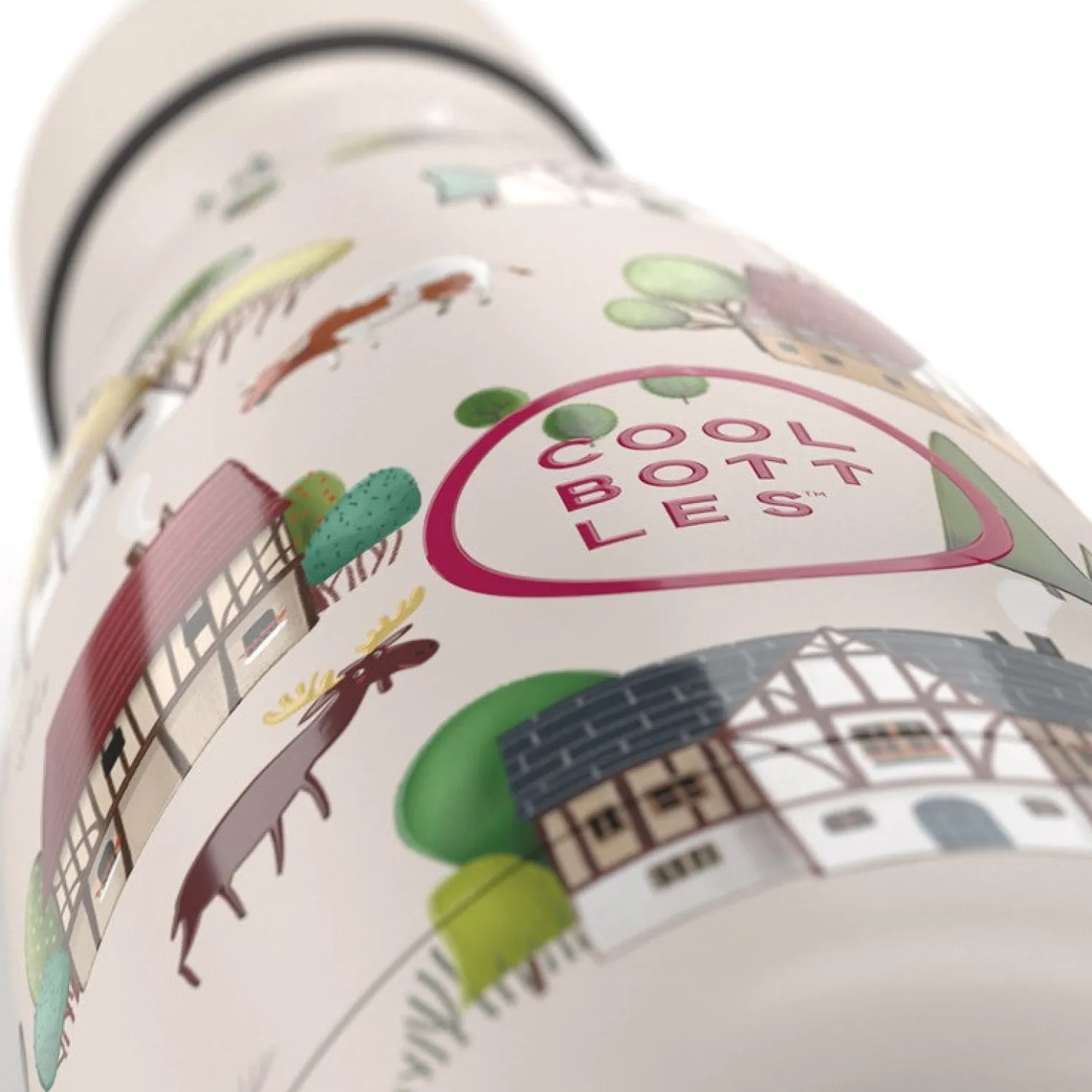 Botella Acero Tudor Village 350ml · Cool Bottles