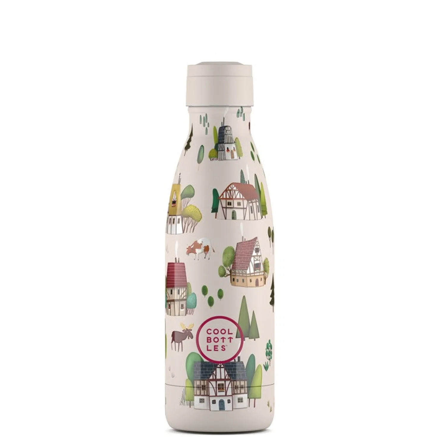 Botella Acero Tudor Village 350ml · Cool Bottles