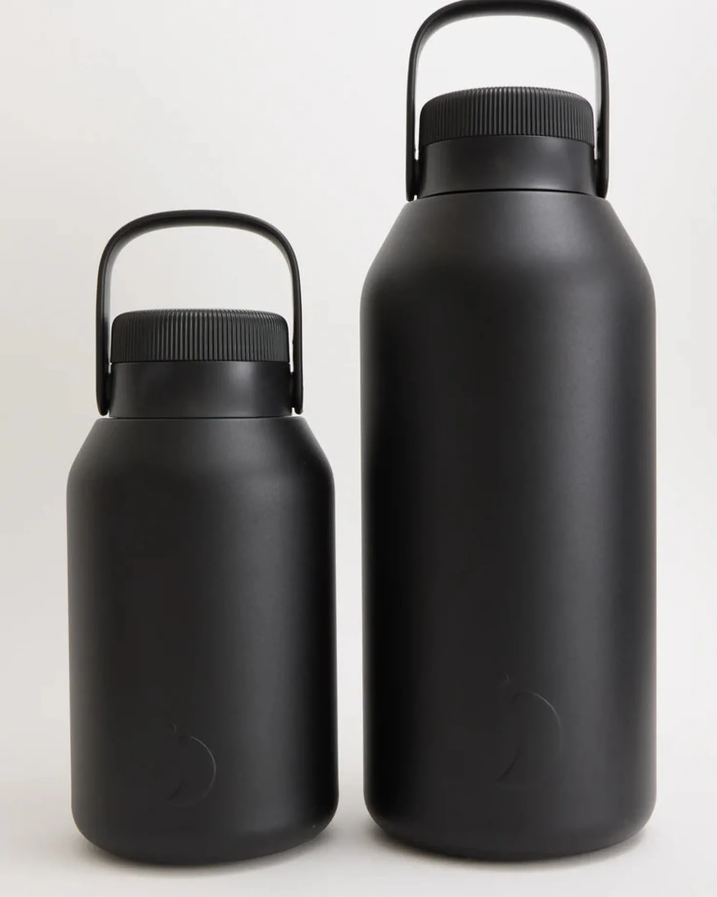 Botella Chilly's Serie 2 Negro Mate · 4 Litros