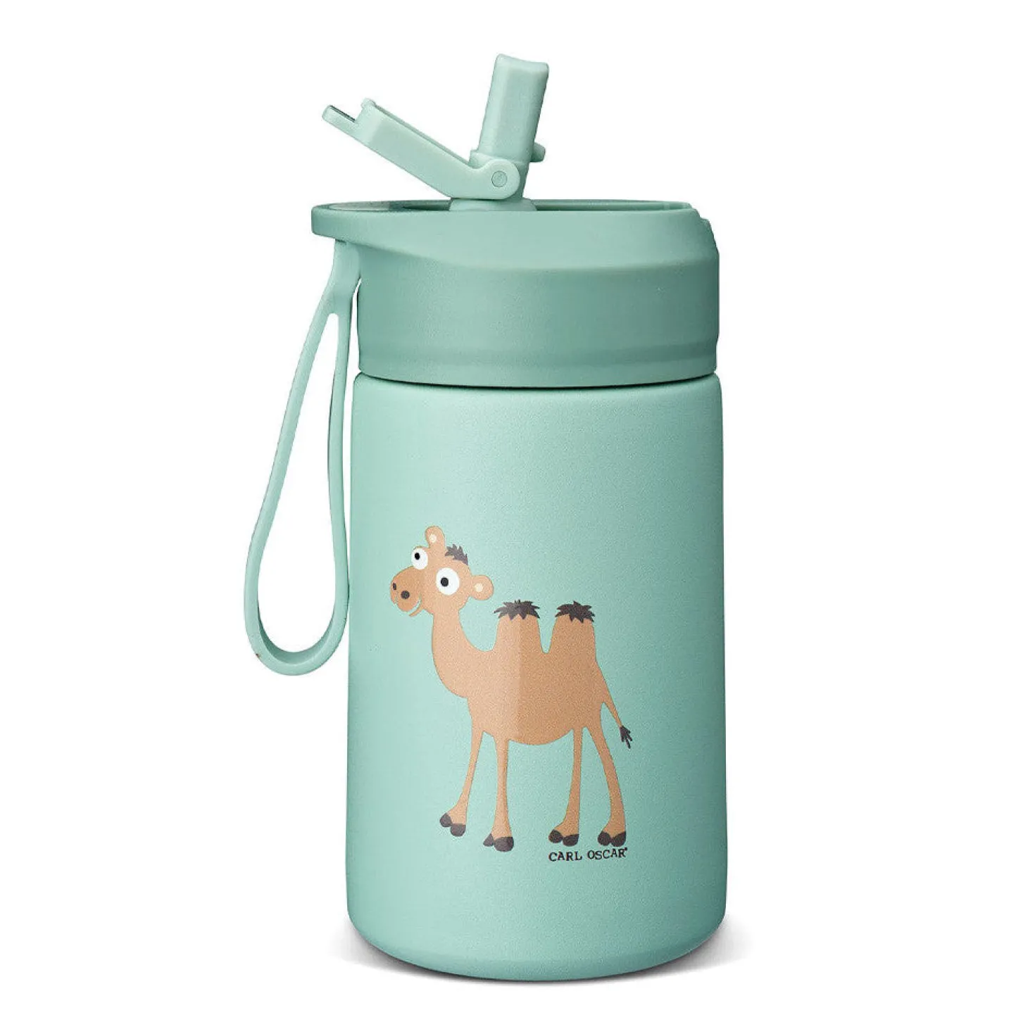 Botella de Acero Steel Hydraflip 0.4L Green Camel · Carl Oscar