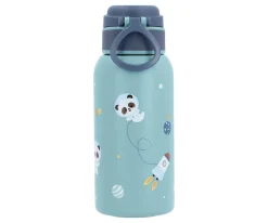 Botella de acero térmica Pandas in Space