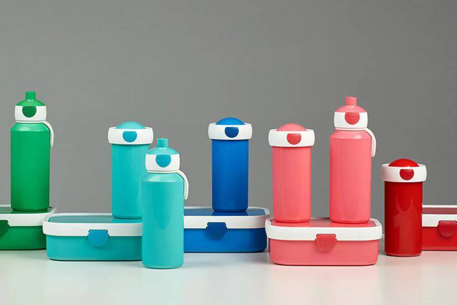 Botella Pop-up Campus 400 ml Green · Mepal