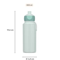 Botella Pop-up Campus 400 ml Menta Cool · Mepal