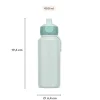 Botella Pop-up Campus 400 ml Rosa claro · Mepal