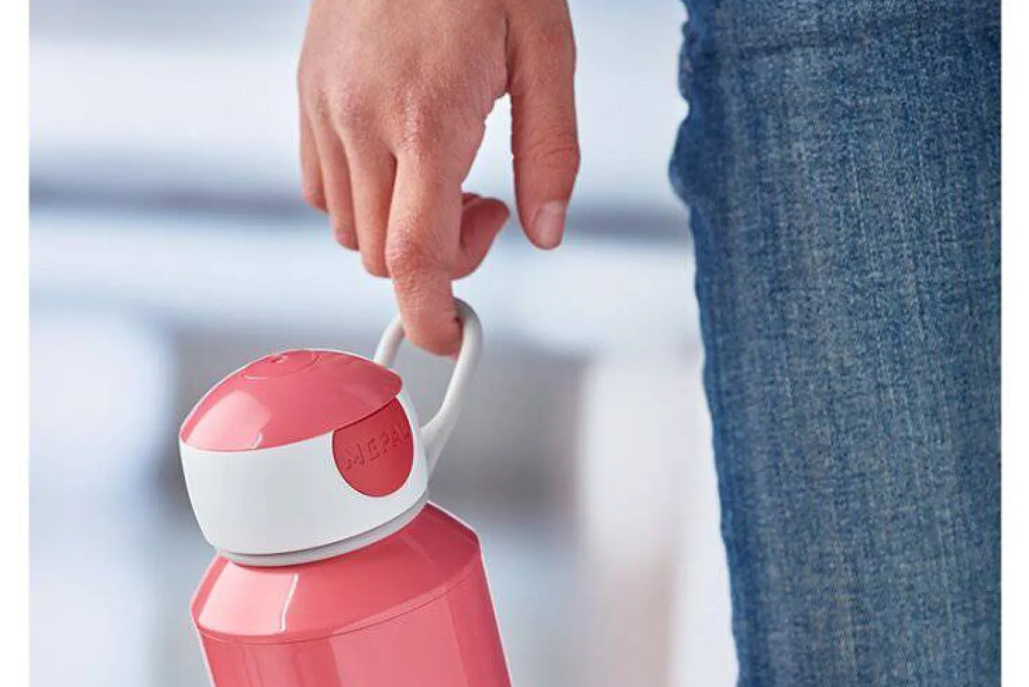 Botella Pop-up Campus 400 ml Turquoise · Mepal
