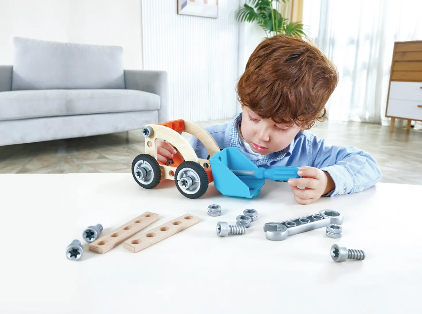 Build, "n" Drive Car Set · Hape